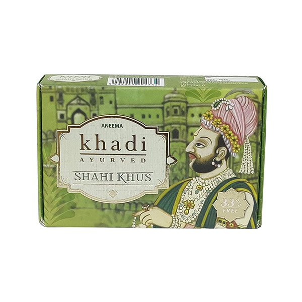 Khadi Ayurved Shahi Khus Soap