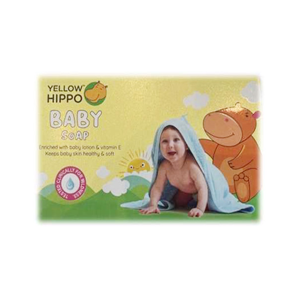 Yellow hippo Baby Soap