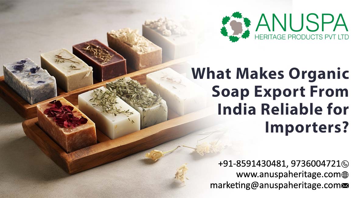 Organic Soap Export From India
