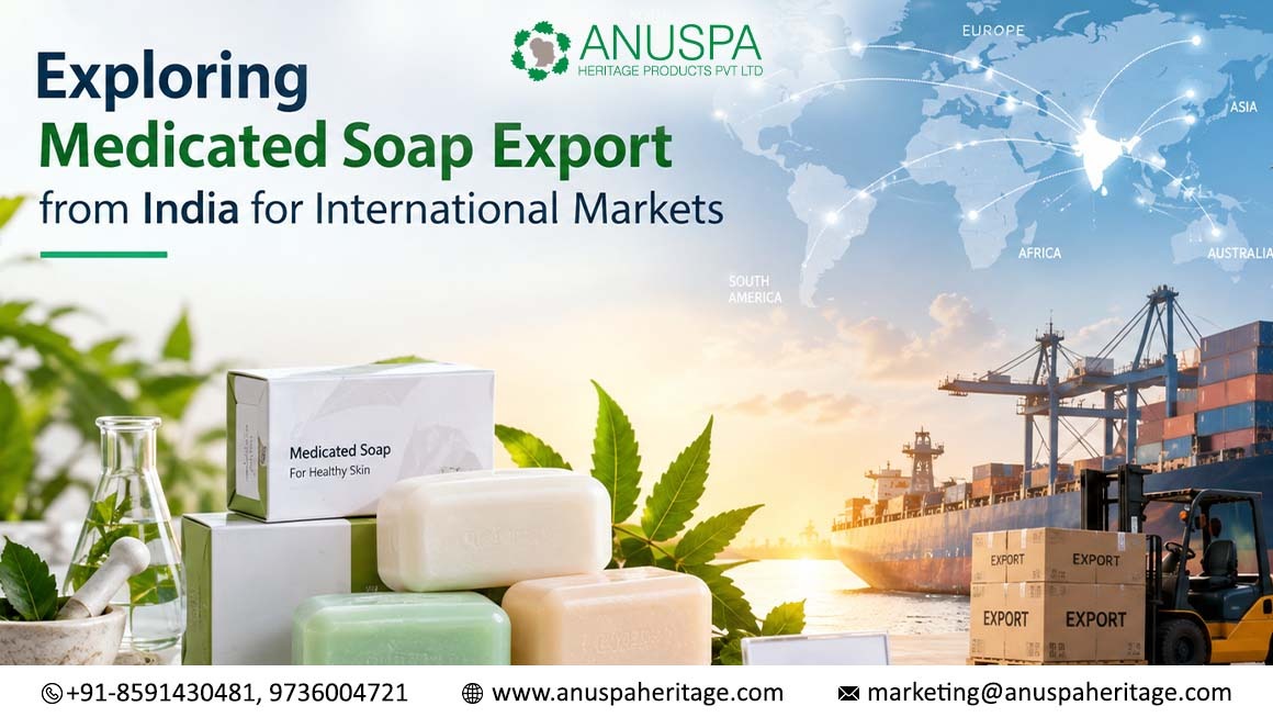 Medicated Soap Export from India